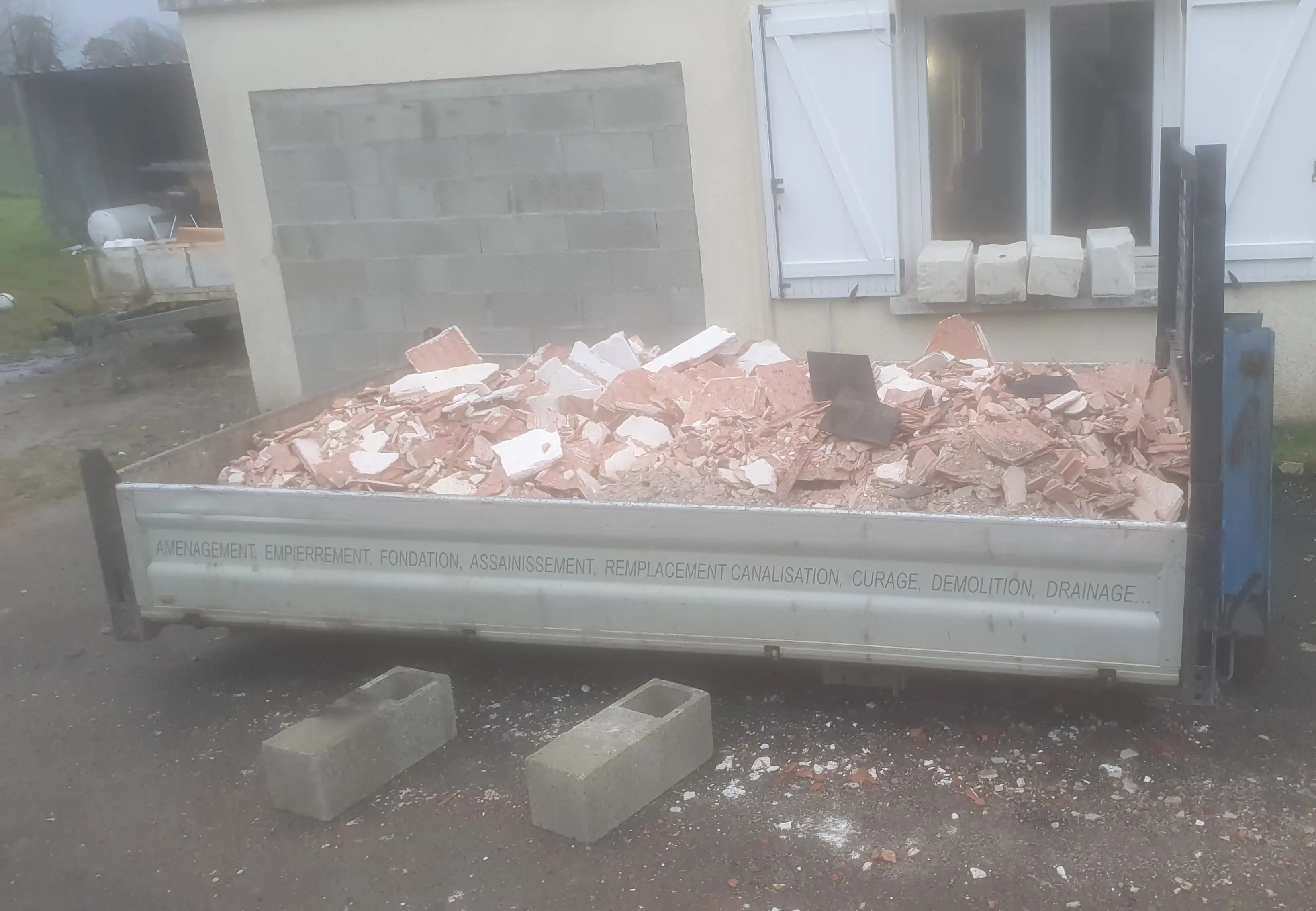 benne à gravat 3m 1